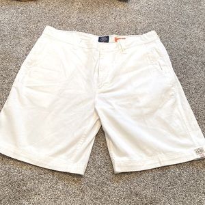 St. John’s bay mens white shorts - NWT